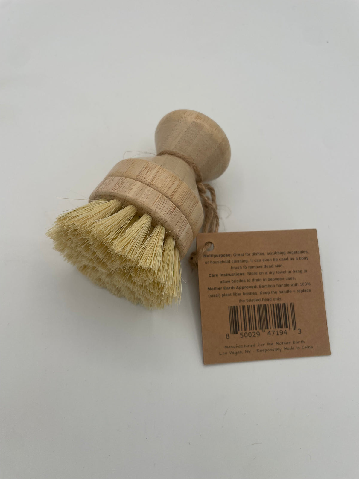 Mother Earth Bamboo Pot Brush