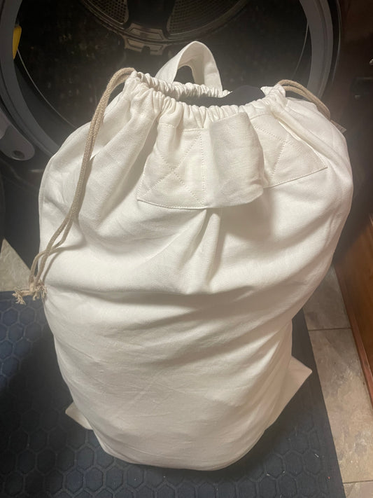Travel Laundry Bag - Natural Hemp and Organic Cotton