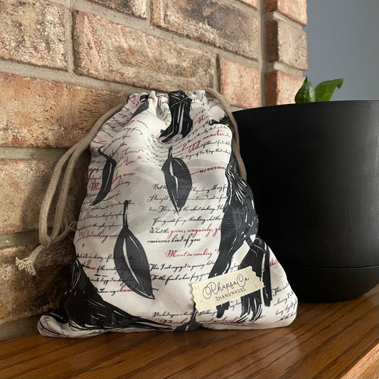 Gift and Home Décor Storage Bag - Cotton Linen Canvas