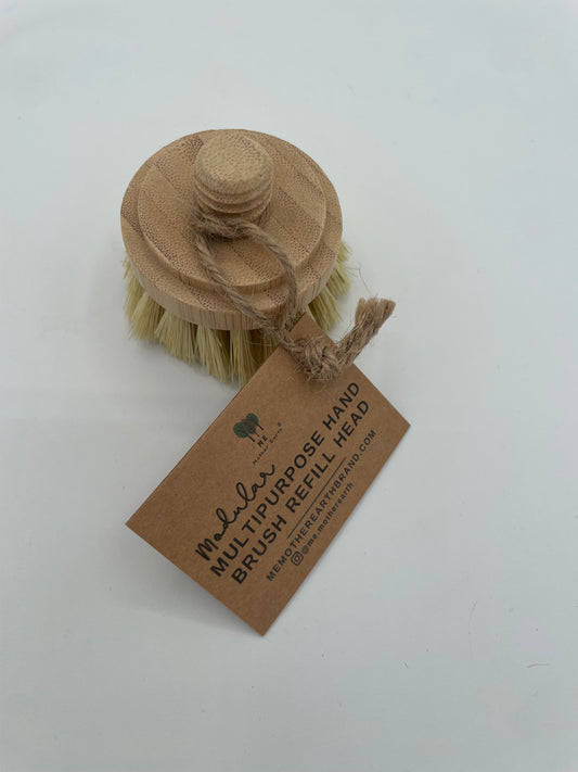 Mother Earth Bamboo Pot Scrub Brush Refill Head ONLY