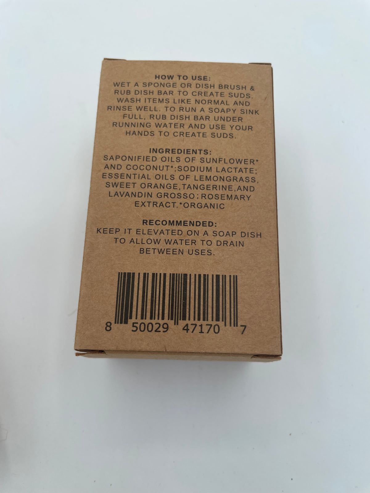 Mother Earth Dishwashing Soap Bar
