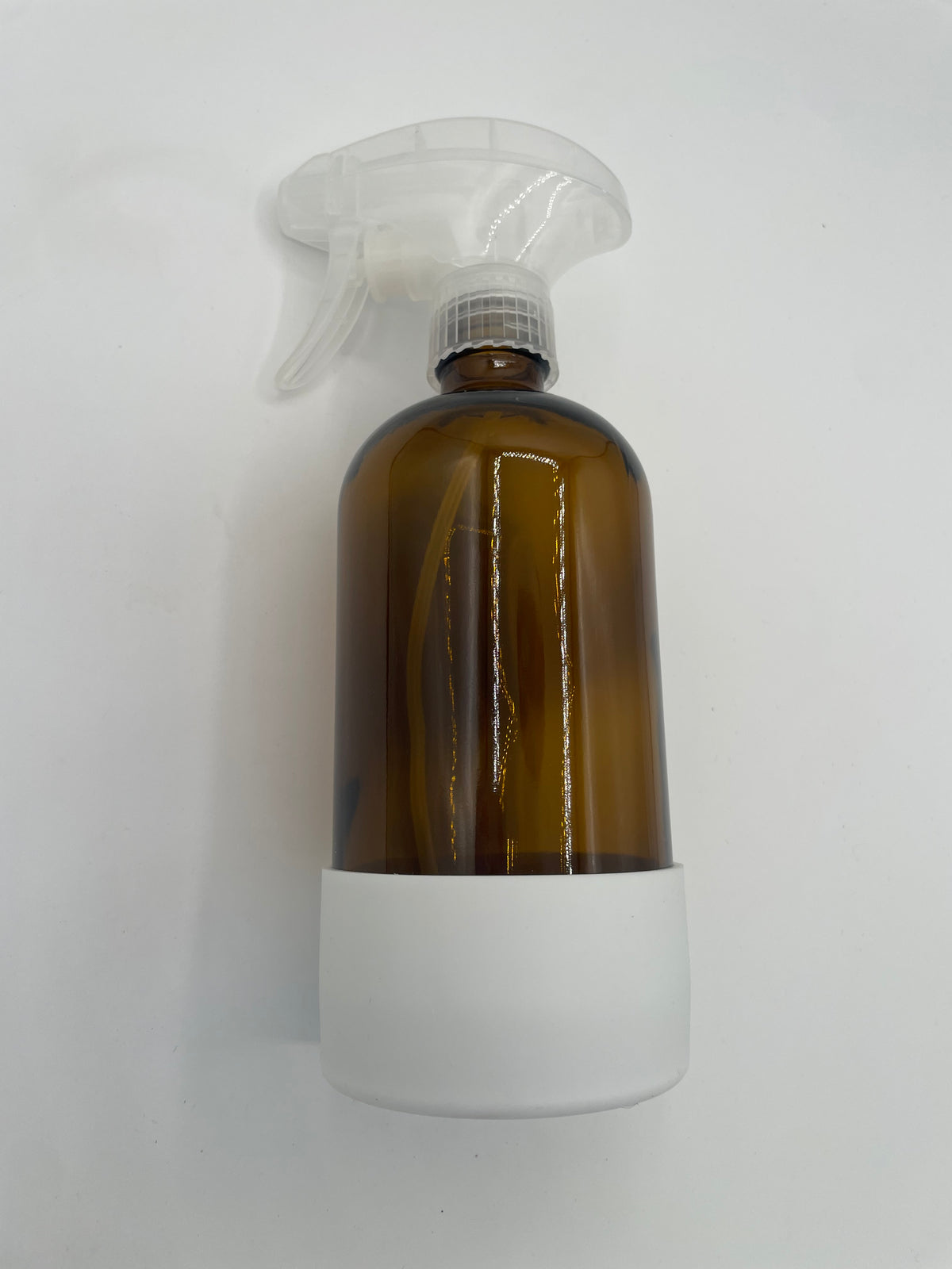 The Bottle Shoppe - 16oz Amber Spray Bottle with Silicone Sleeve