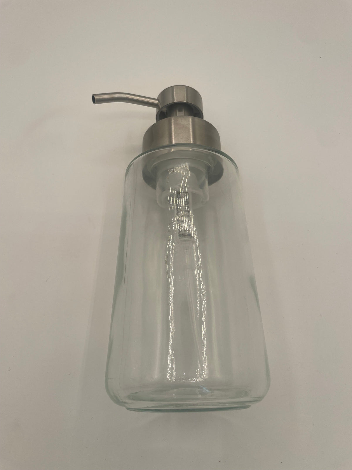 The Bottle Shoppe - 15oz Sonoma Foaming Glass Soap Dispenser with Metal Pumps