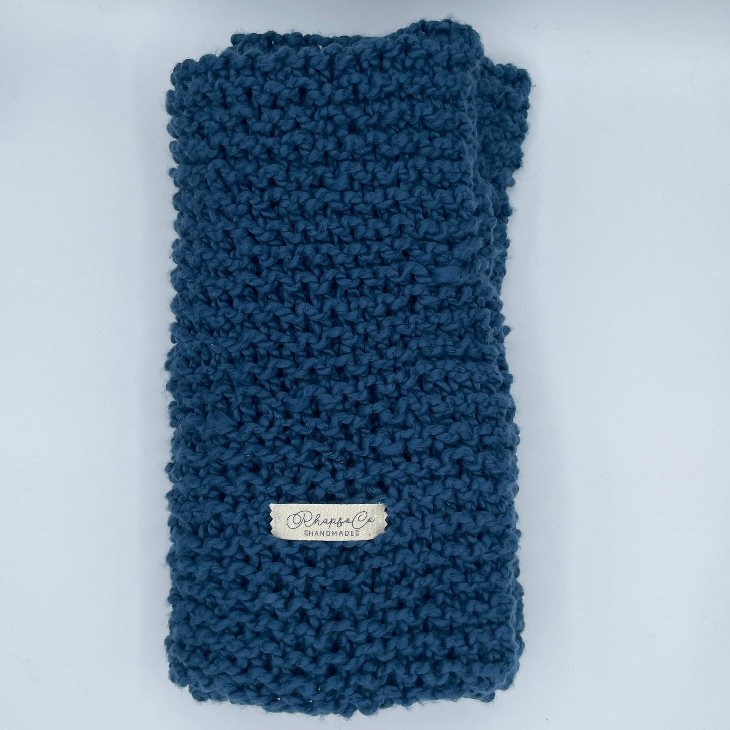 Hand Knit Blanket - Cotton