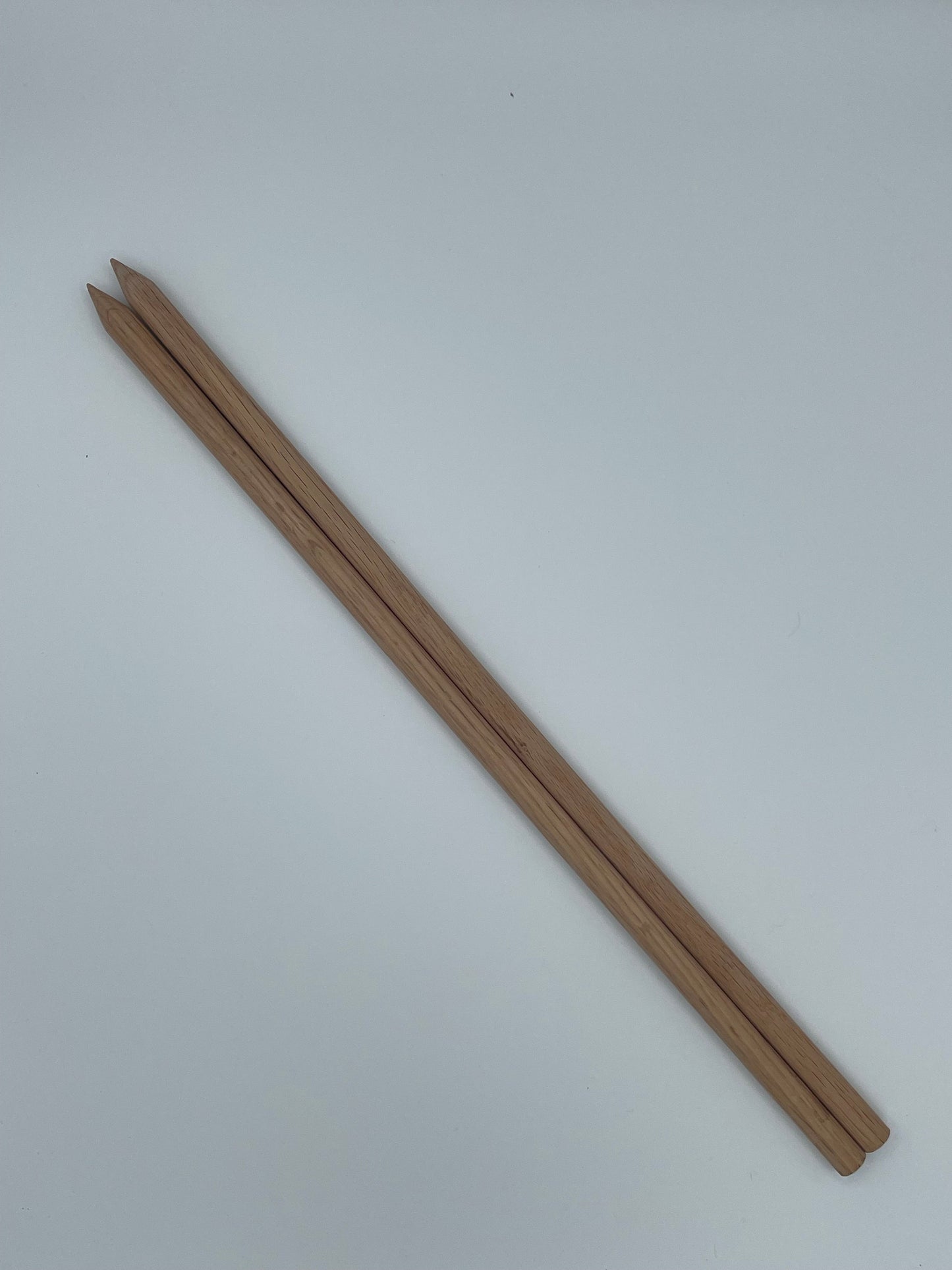 Oak Knitting Needles 18" 12.7 mm