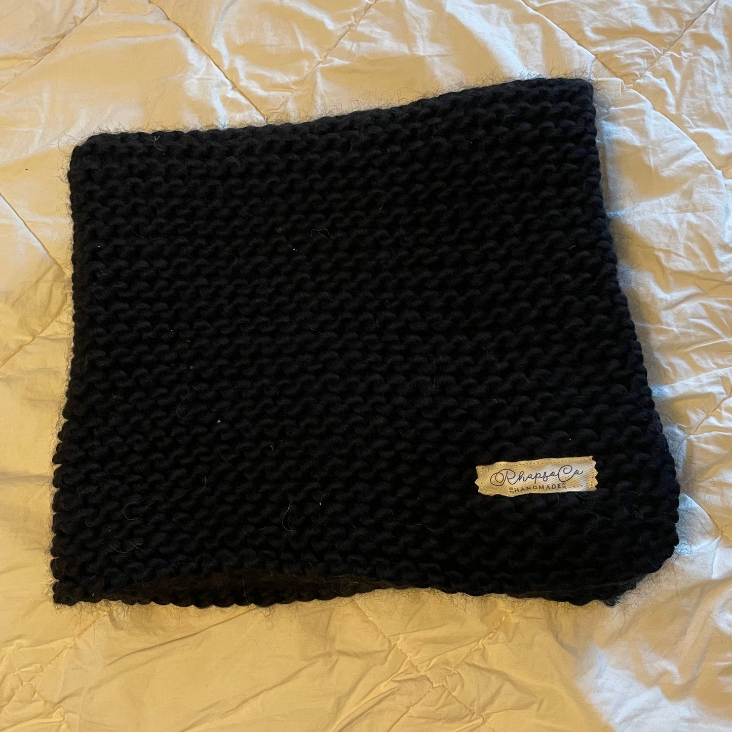 Hand Knit Blanket - Wool