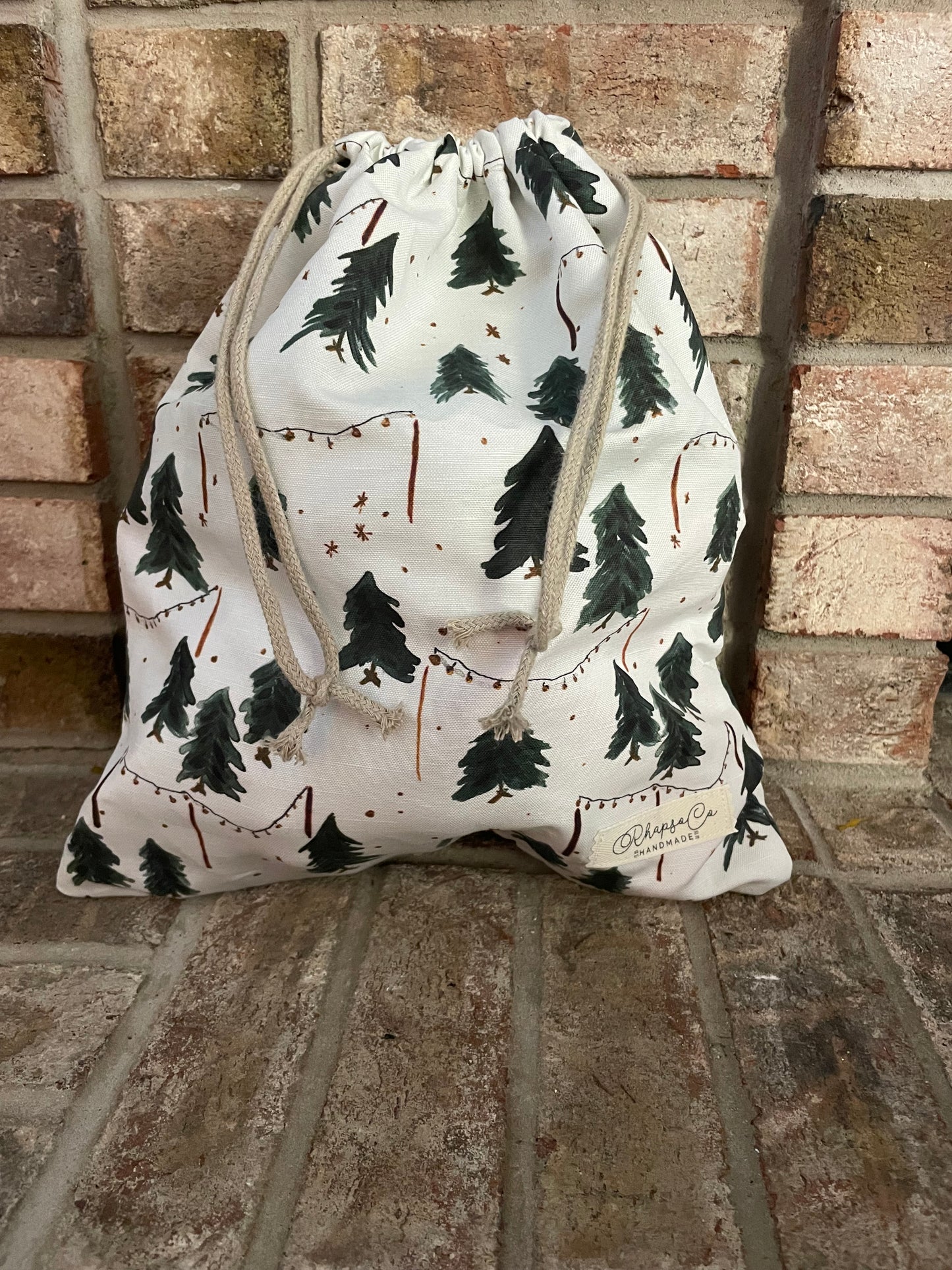 Gift and Home Décor Storage Bag - Cotton Linen Canvas