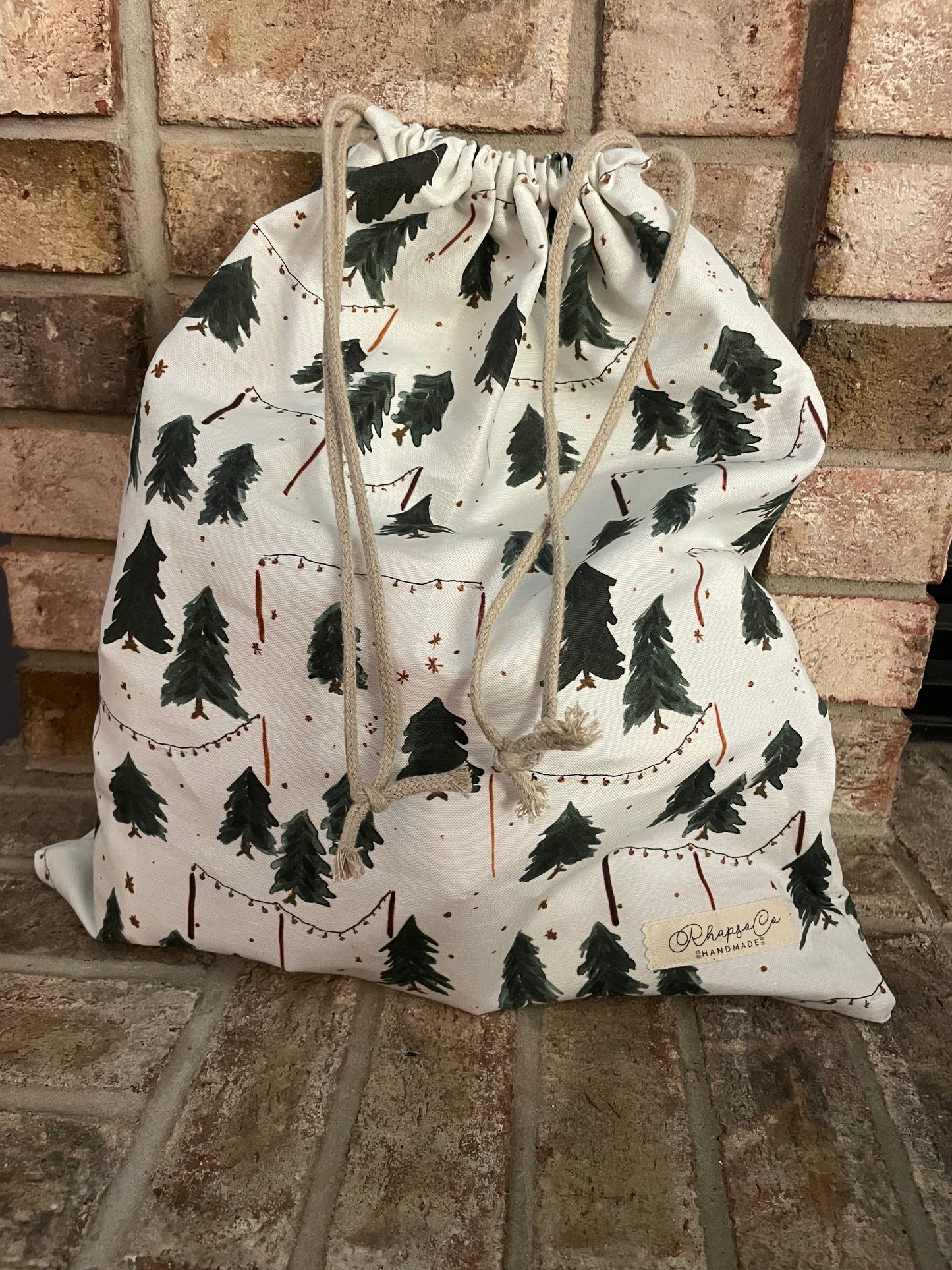 Gift and Home Décor Storage Bag - Cotton Linen Canvas