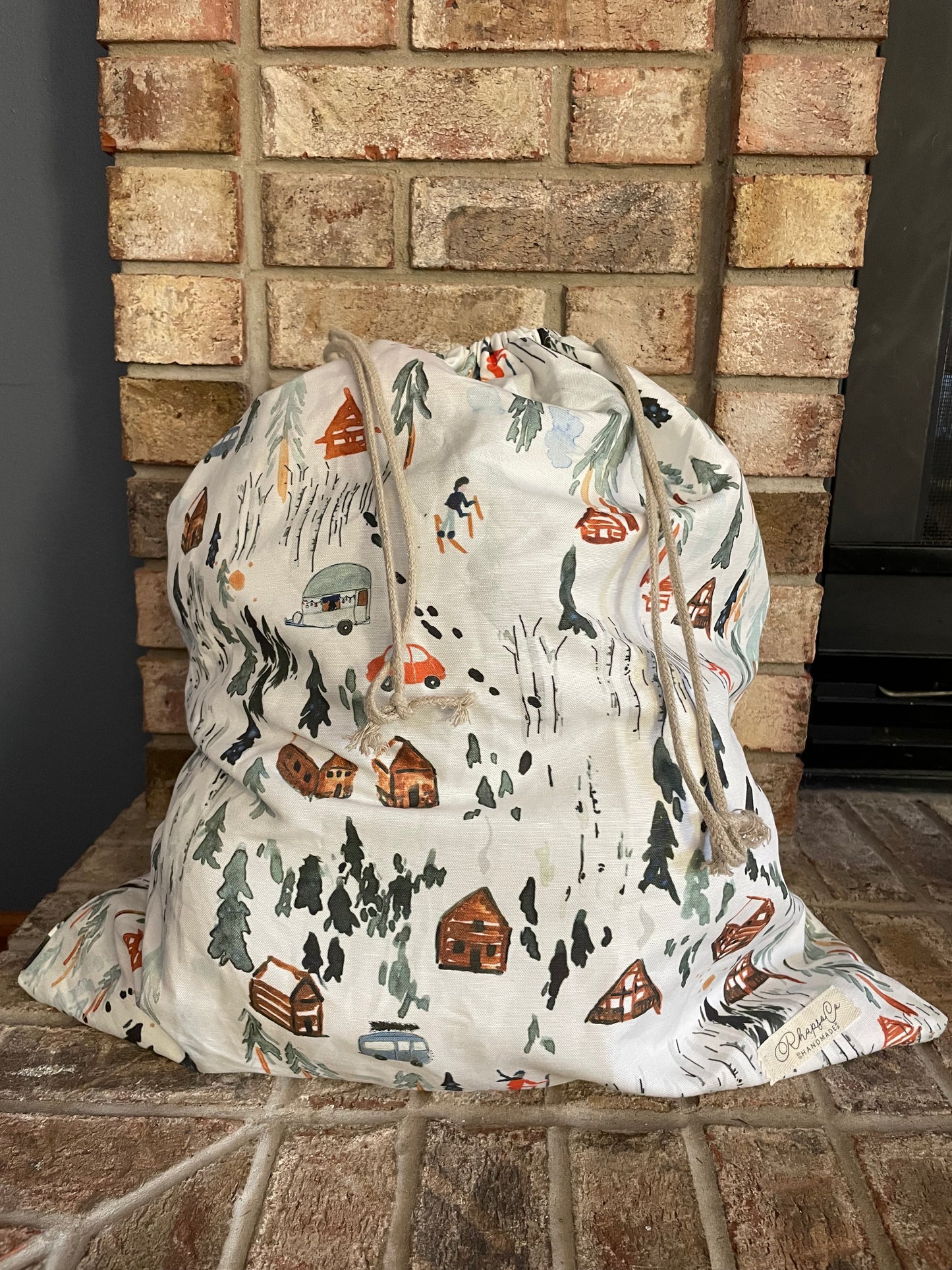 Gift and Home Décor Storage Bag - Cotton Linen Canvas