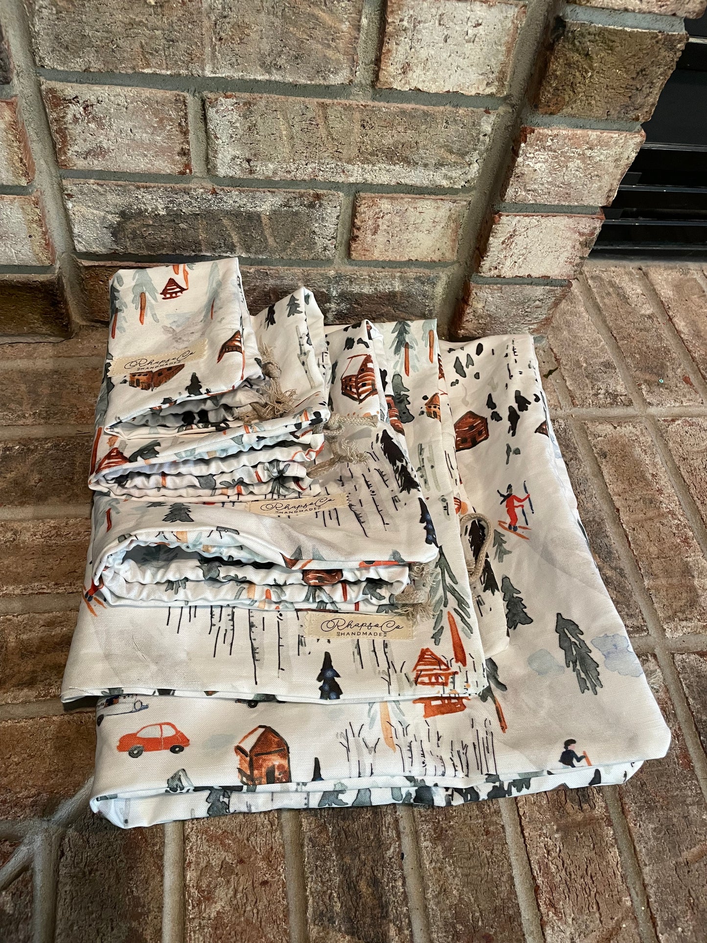 Gift and Home Décor Storage Bag - Cotton Linen Canvas
