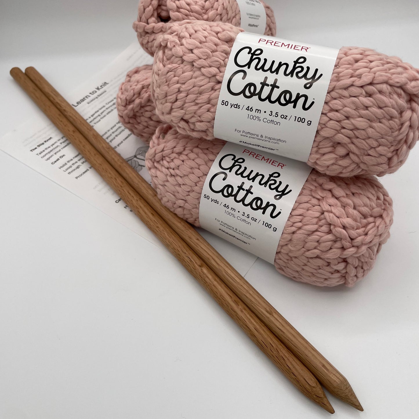 How to Knit Kit - Cotton & Oak