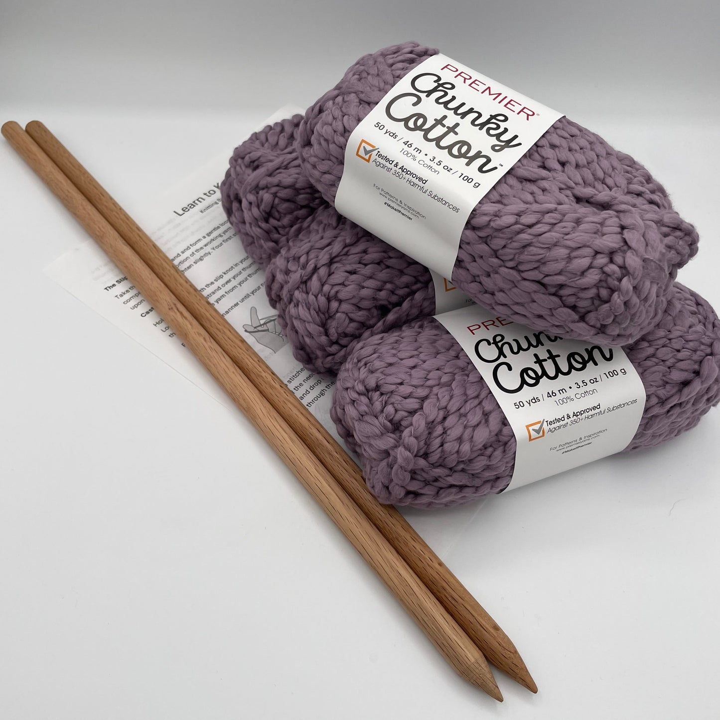 How to Knit Kit - Cotton & Oak