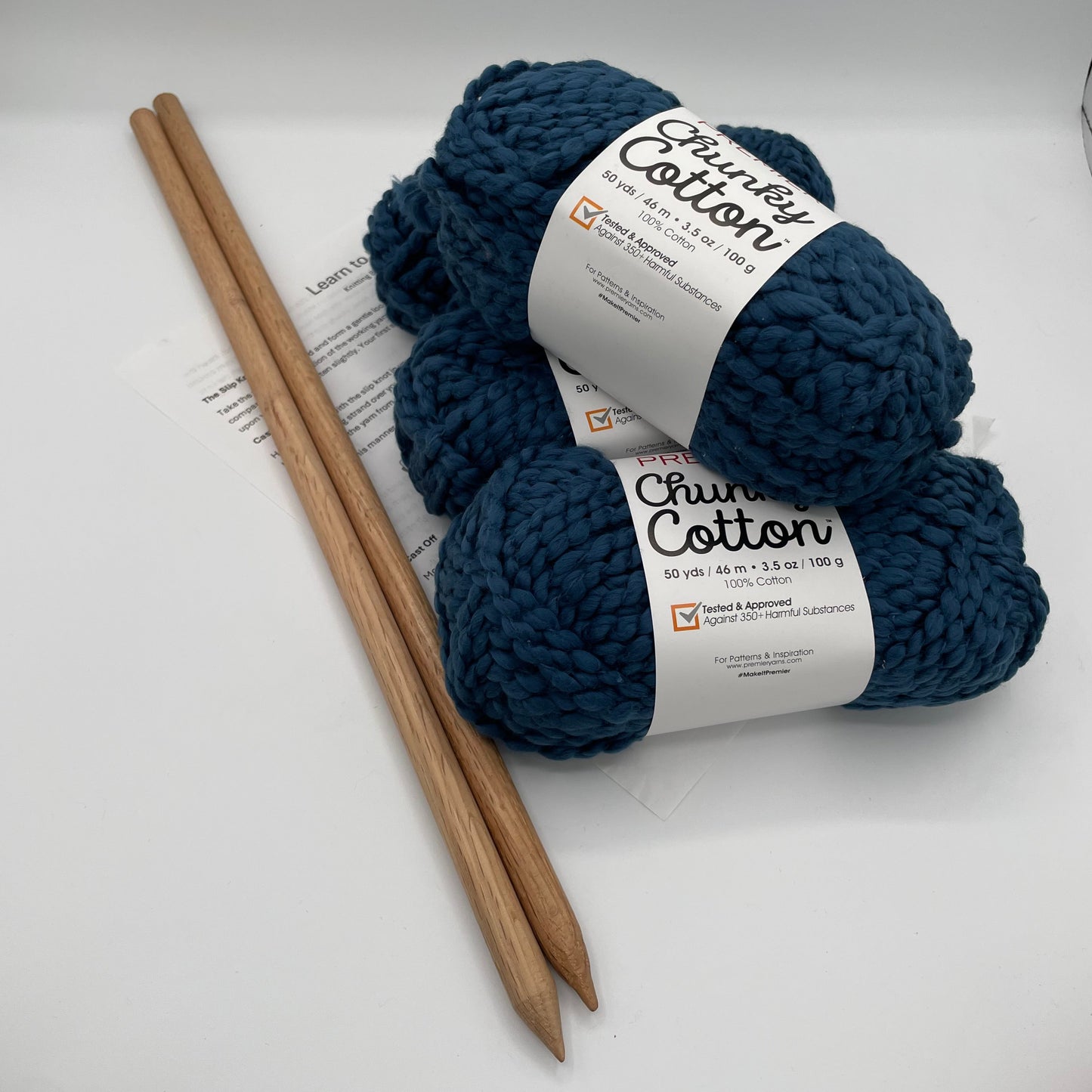 How to Knit Kit - Cotton & Oak