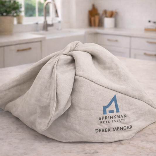 Bread Bag - Organic Natural Linen - Personalized Logo