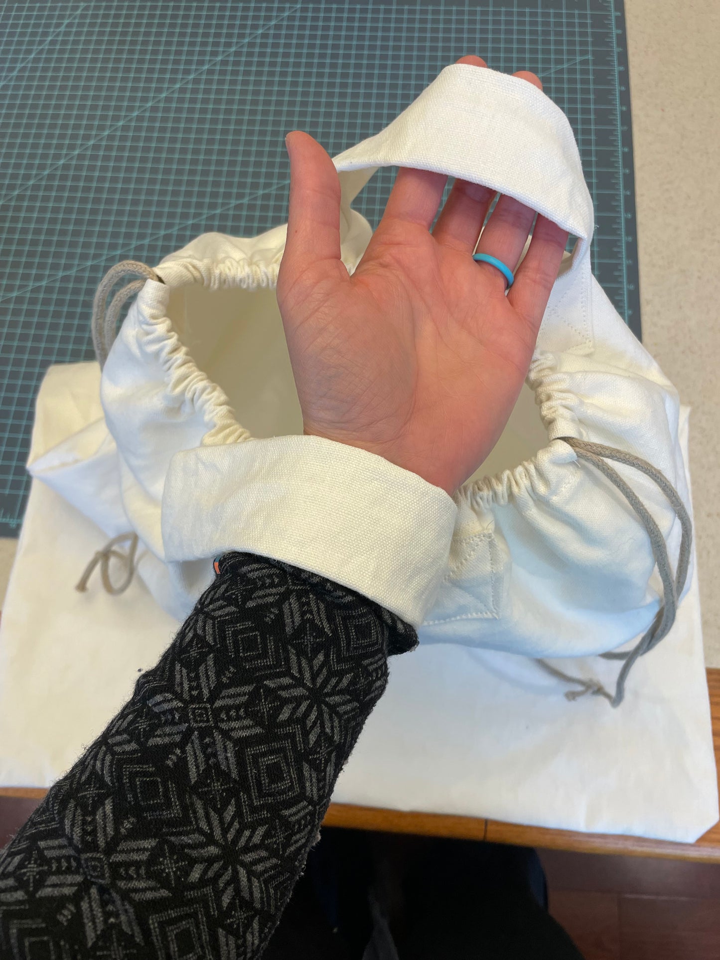 Travel Laundry Bag - Natural Hemp and Organic Cotton