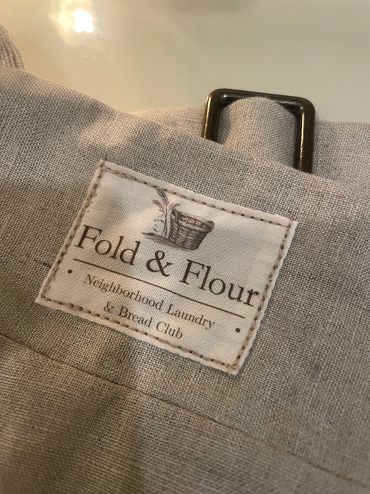 Apron - Organic Natural Linen - Personalized Logo