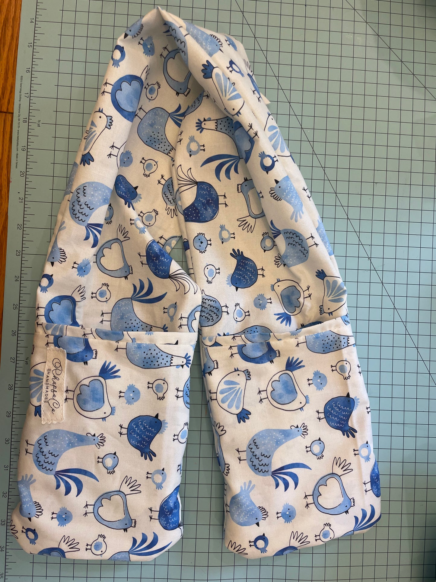 Double Oven Mitt - Cotton and Wool