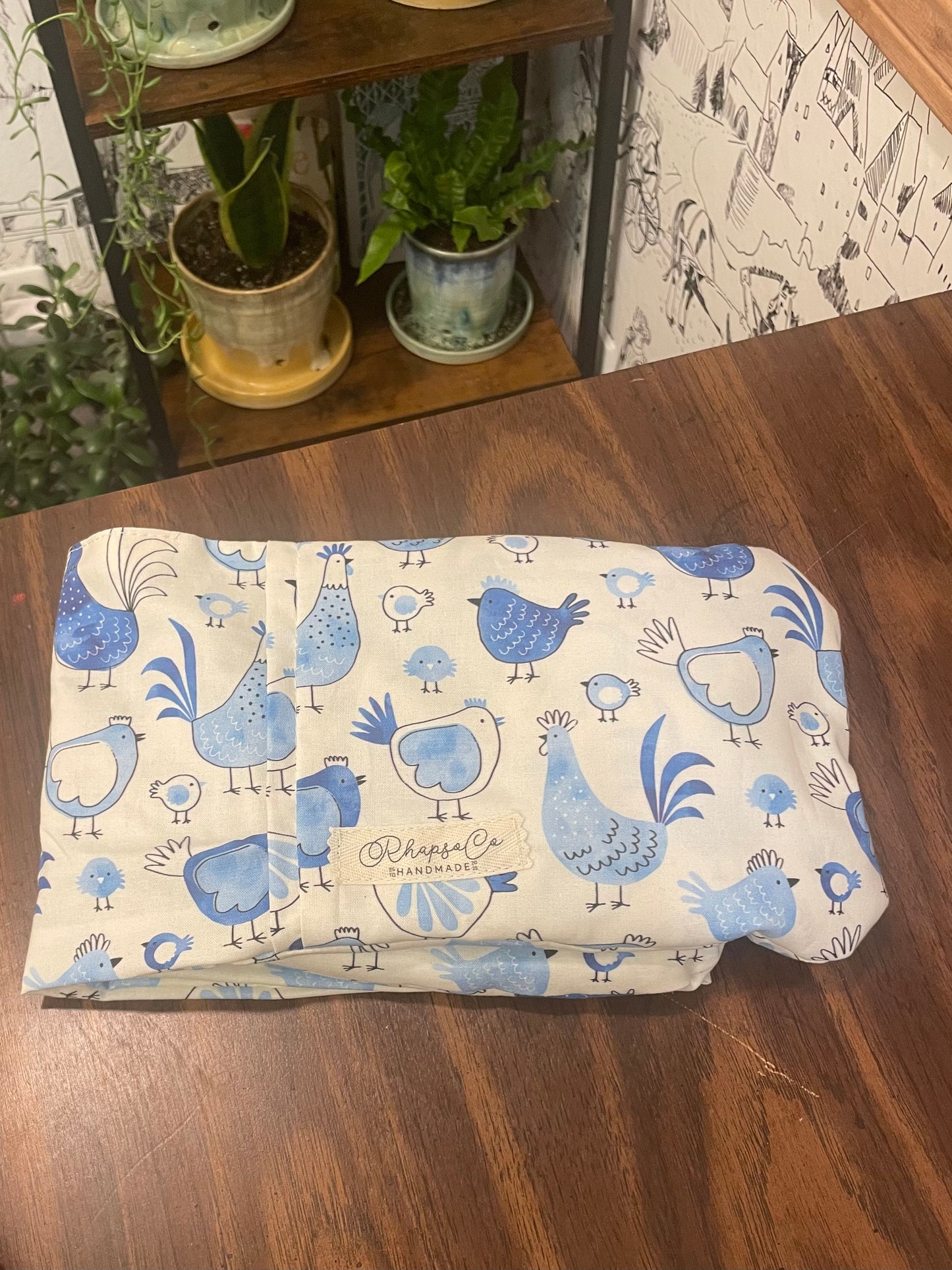 Double Oven Mitt - Cotton and Wool