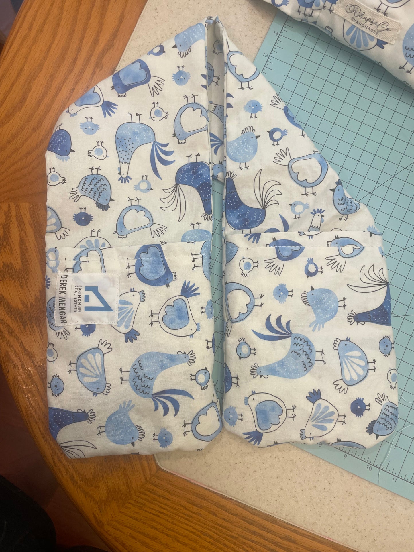 Double Oven Mitt - Cotton and Wool - Personalized Logo